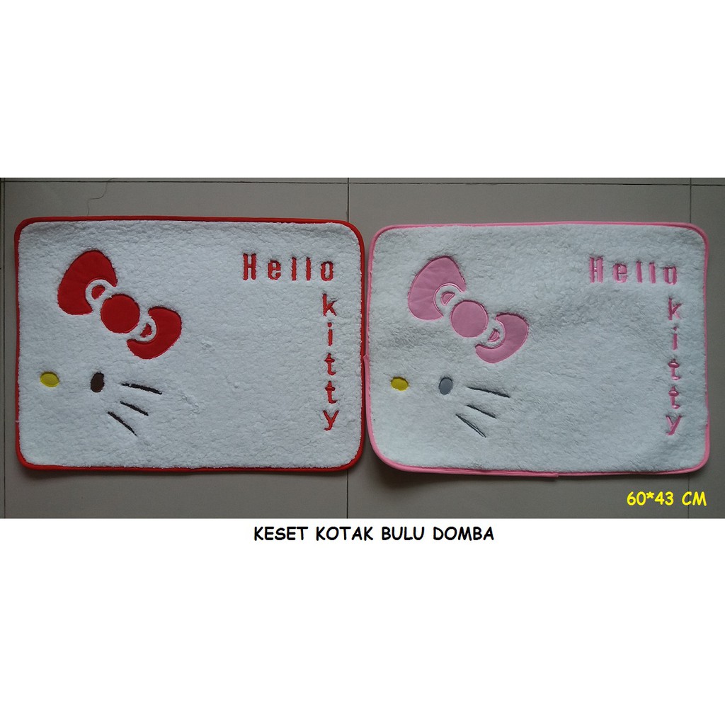 KESET HELLO KITTY BULU DOMBA