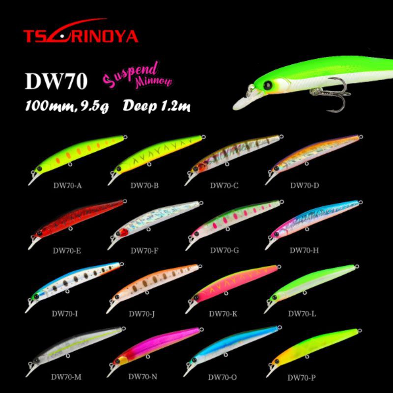 Lure Casting Tsurinoya Dw70 Suspend