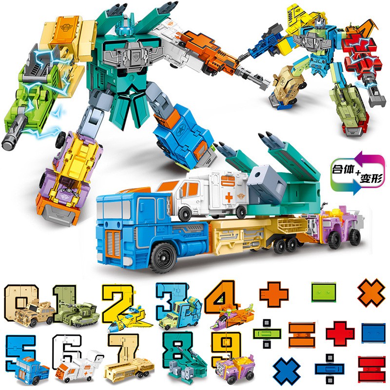 Mainan Lego Magic Numbers Creative Blocks Assembling Educational Blocks Action Figure