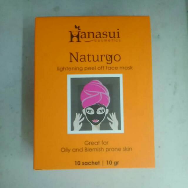 Masker hanasui black feel off