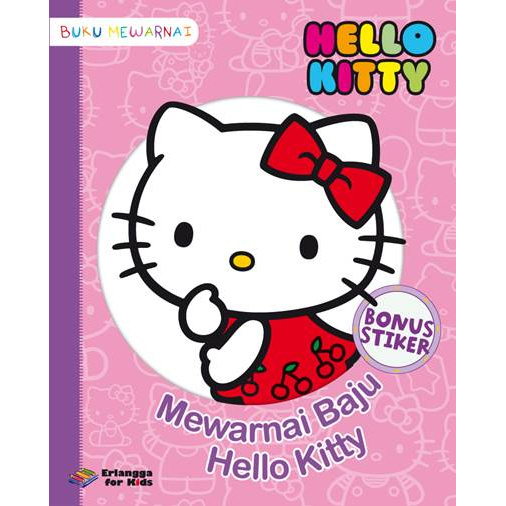HELLO KITTY: MEWARNAI BAJU HELLO KITTY