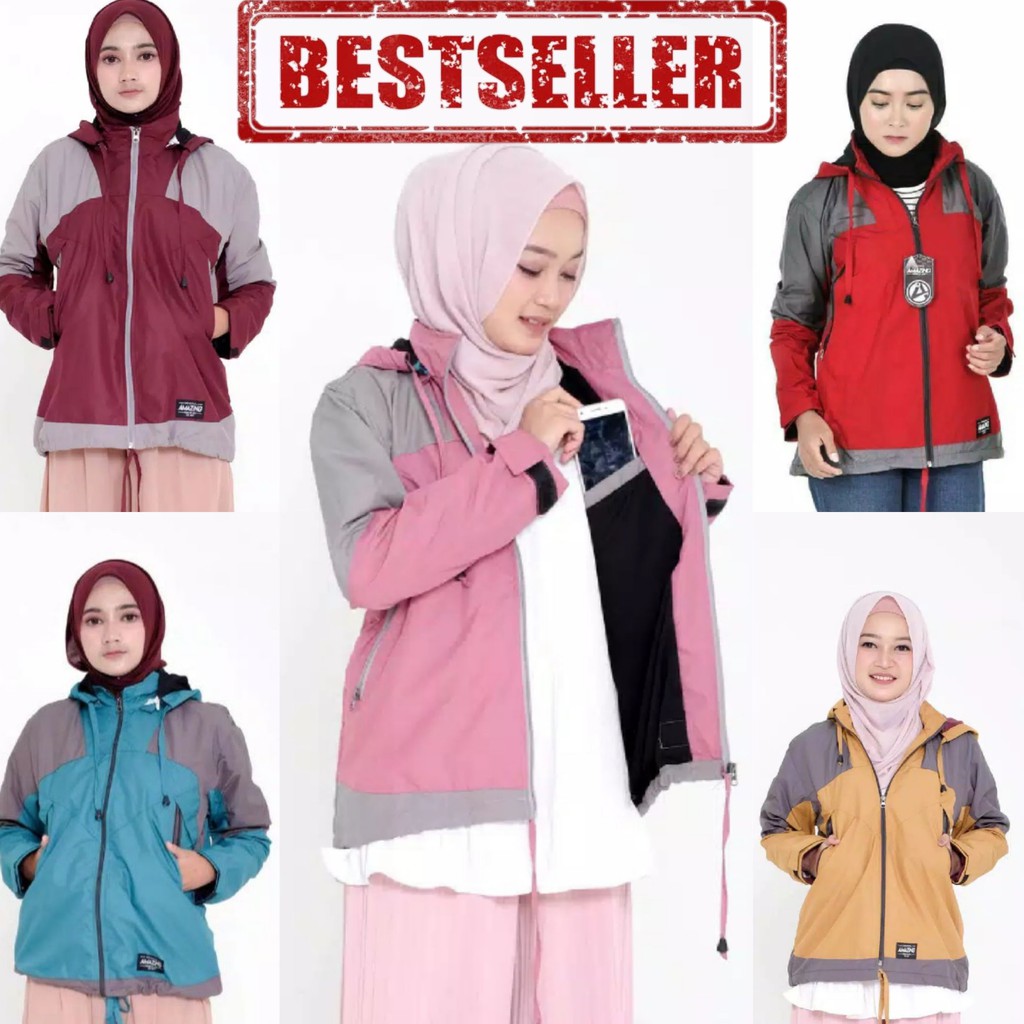 JAKET WINDPROOF WANITA