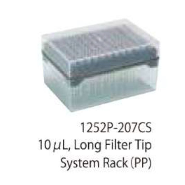 PIPET TIPS FILTER 10uL . Long Tips. Graduated. UNIVERSAL.96tips/racked. WATSON