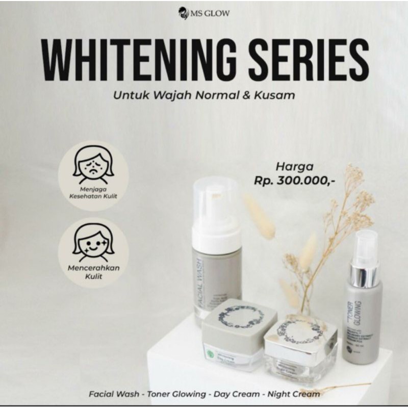 PAKET WHITENING MS GLOW