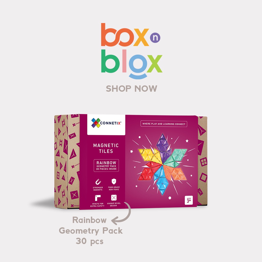 Connetix Tiles 30 Pcs Geometry Pack