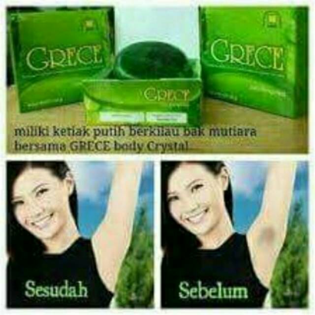Grece crystal (pemutih ketiak dan obat gatal2)