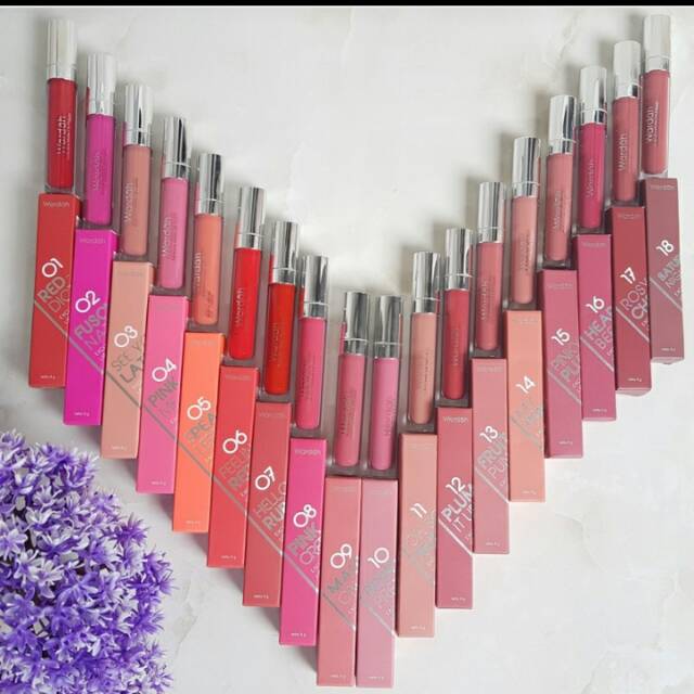 wardah matte lip cream