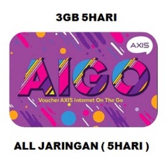 VOUCHER AXIS MINI 3GB 5hr