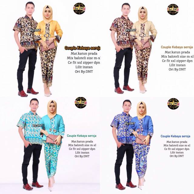 Couple kebaya seroja
