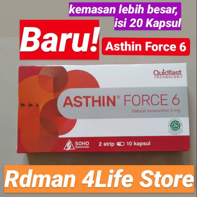 ASTHIN FORCE 6mg NEW QuidFast Technology Original