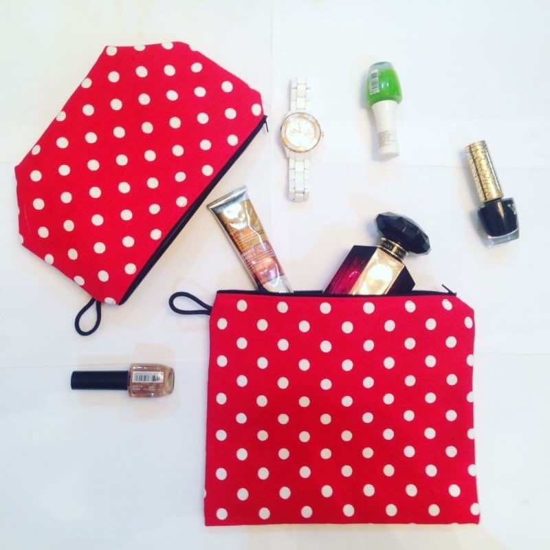 Red Polka Pouch (1 Set)