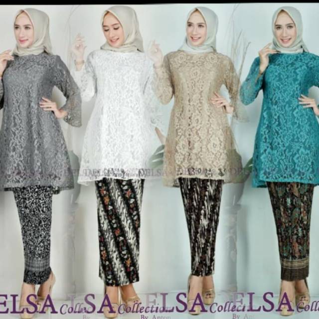 Kebaya brukat tunik delsa