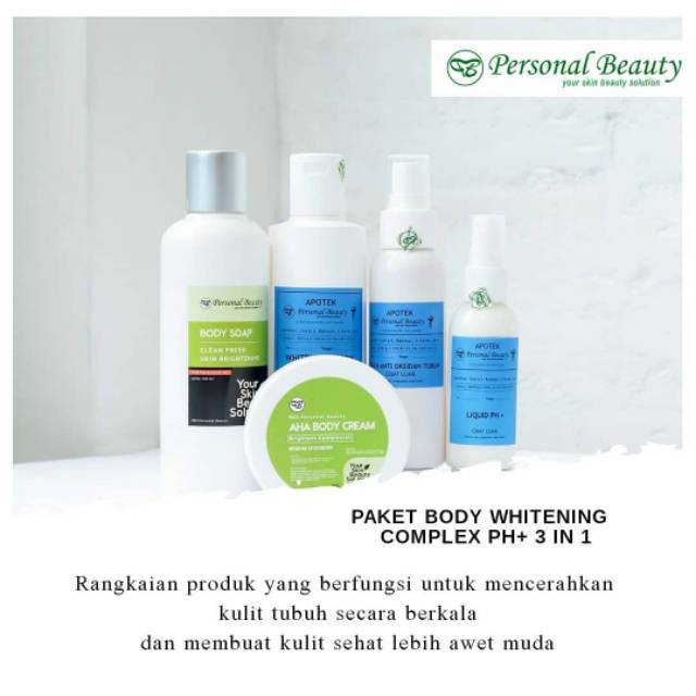 PAKET BADAN WHITENING COMPLEX 3IN1