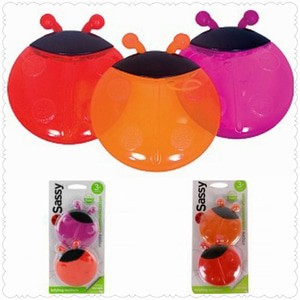 Sassy Ladybug Teether 2pk