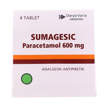 SUMAGESIC PER STRIP - PARACETAMOL 600