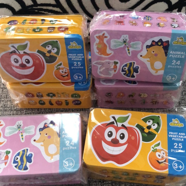 puzzle tin box