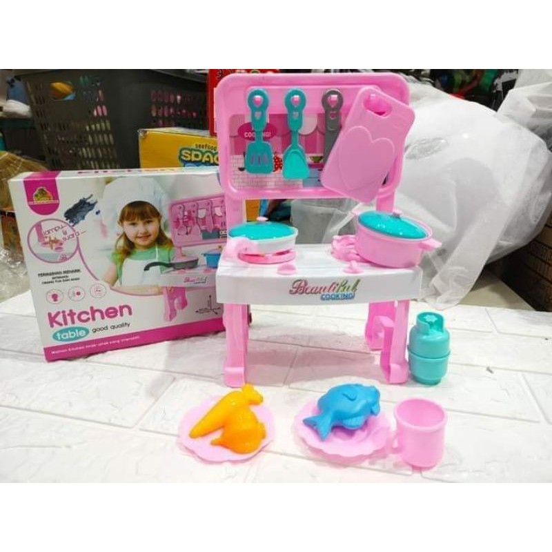 MAINAN KITCHEN SET MINI BISA NYALA DAN BUNYU