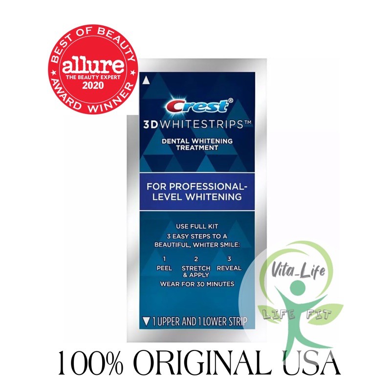 CREST 3D WHITESTRIPS PROFESSIONAL EFFECT (SACHET)