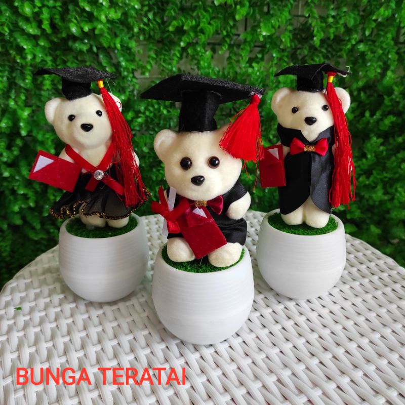 DEKORASI POT BONEKA PLASTIK BUNGA ARTIFICIAL