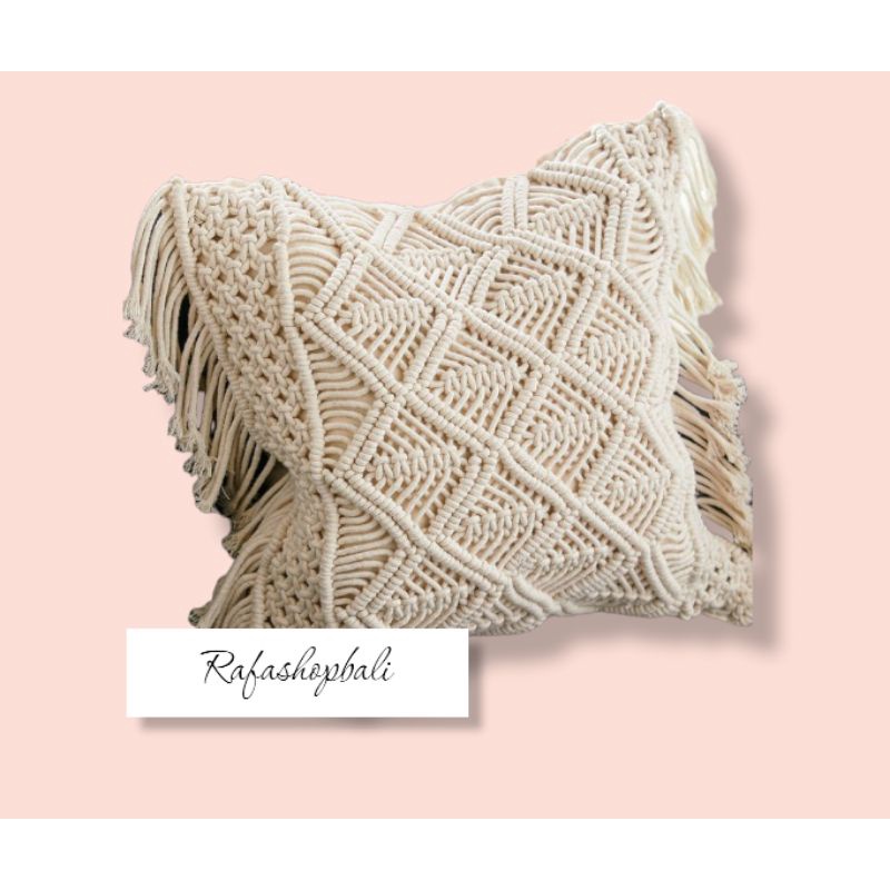 Sarung Bantal Macrame sofa