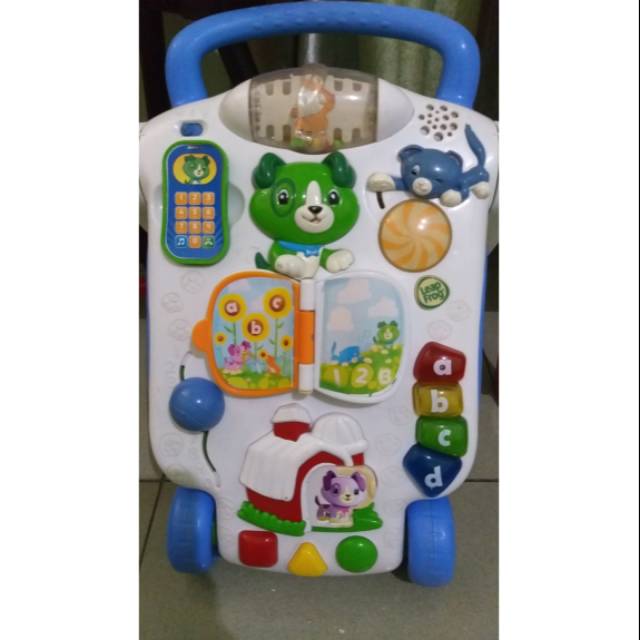 Leap frog push walker