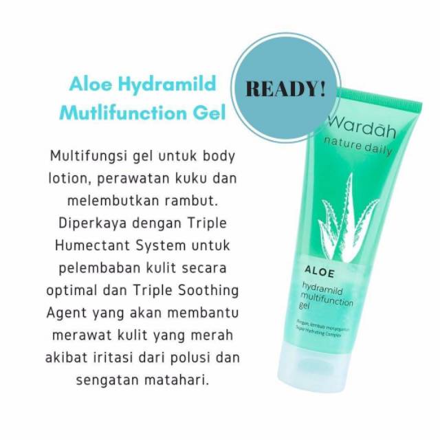 Aloevera hydramild multifunction gel