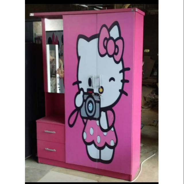Lemari karakter anak hellokitty