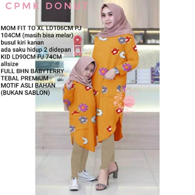 Couple ibu&anak donut