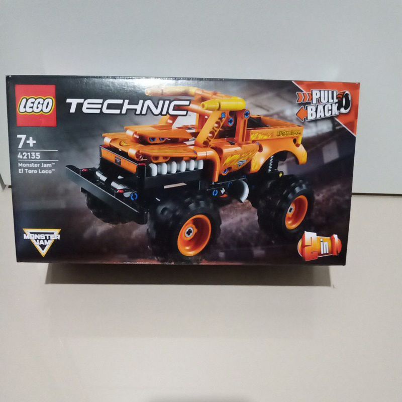monster jam El Toro Loco Lego Technic Pull Back