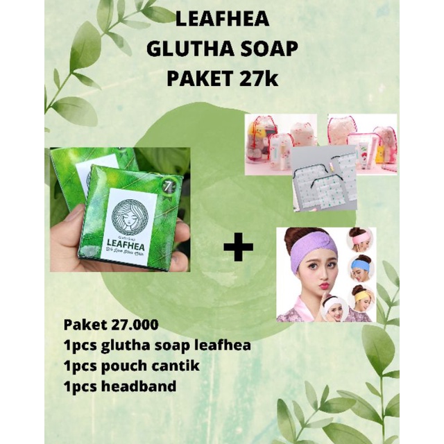 LEAFHEA GLUTHA SOAP BPOM ORIGINAL