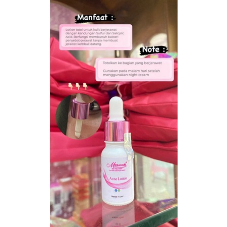 Serum acne lotion