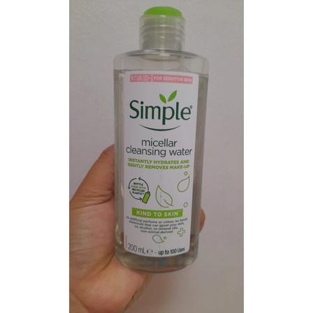 Simple micellar cleansing water 200ml
