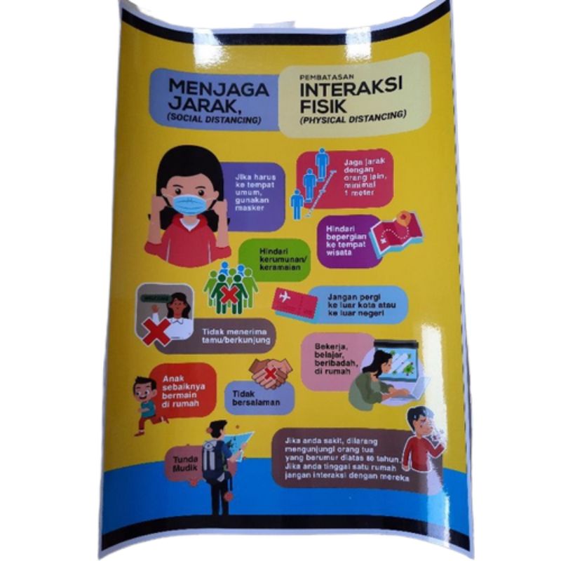 Poster Menjaga Jarak