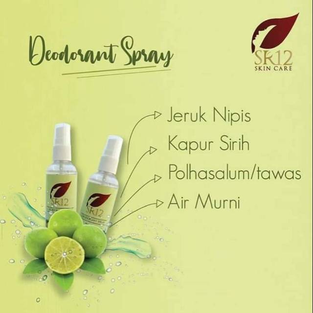 Deodorant spray