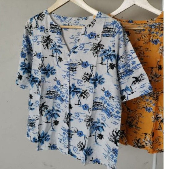 Happy Coconut Tree Blouse