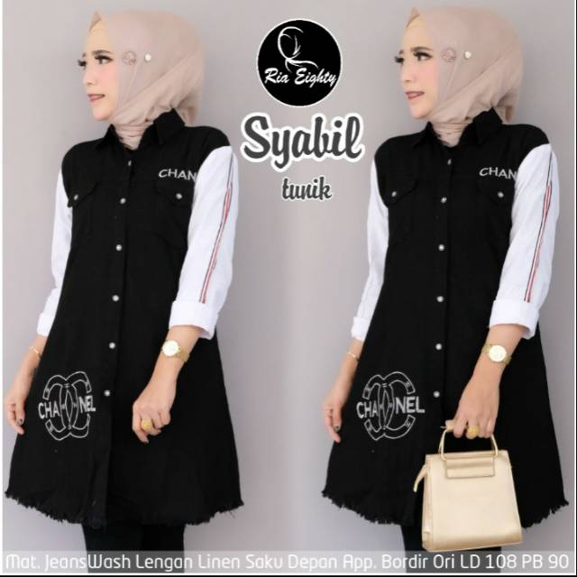 Tunik jeans wash