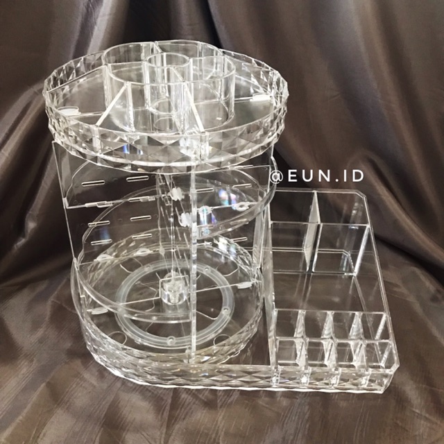 Diamond Rotating Make Up Organizer
