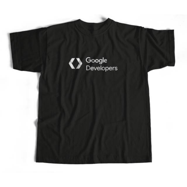 Kaos Google Developers Kaos Casual Kaos Pria