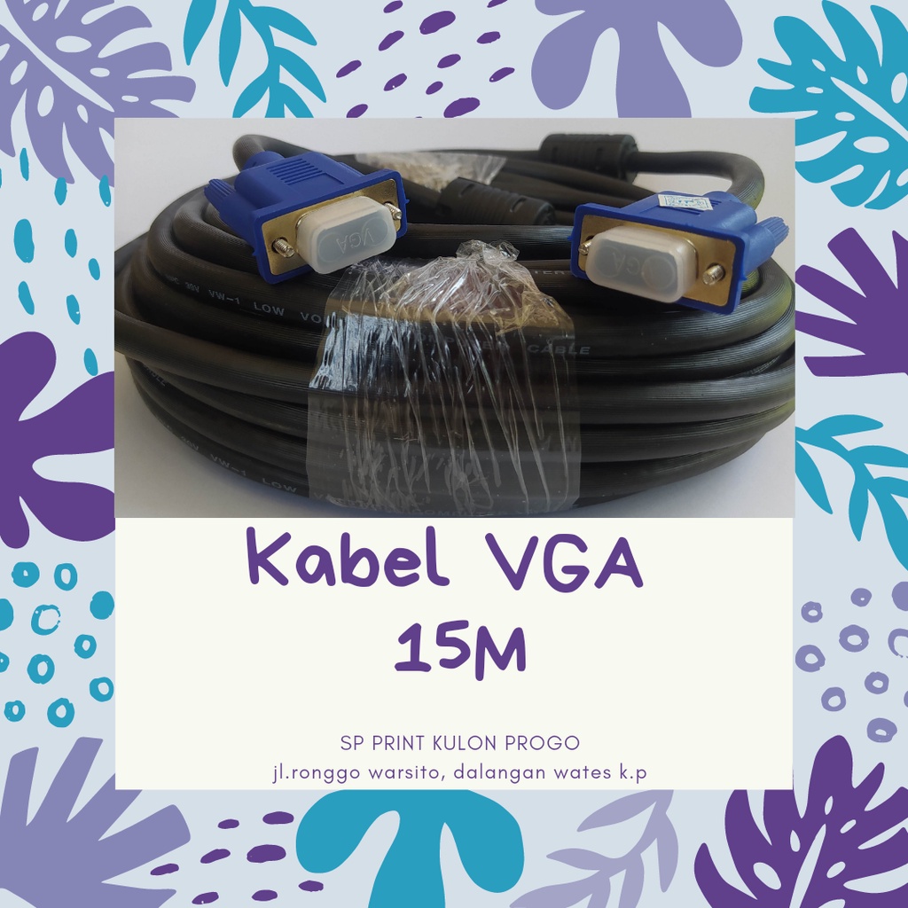 KABEL VGA GOLD 15 M