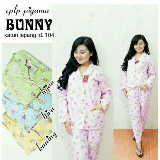 Setelan batik cplp piyama bunny