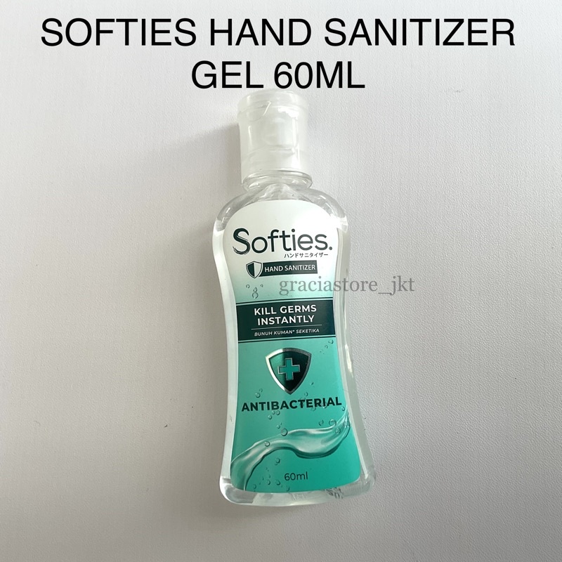 SOFTIES HAND SANITIZER GEL 60ml