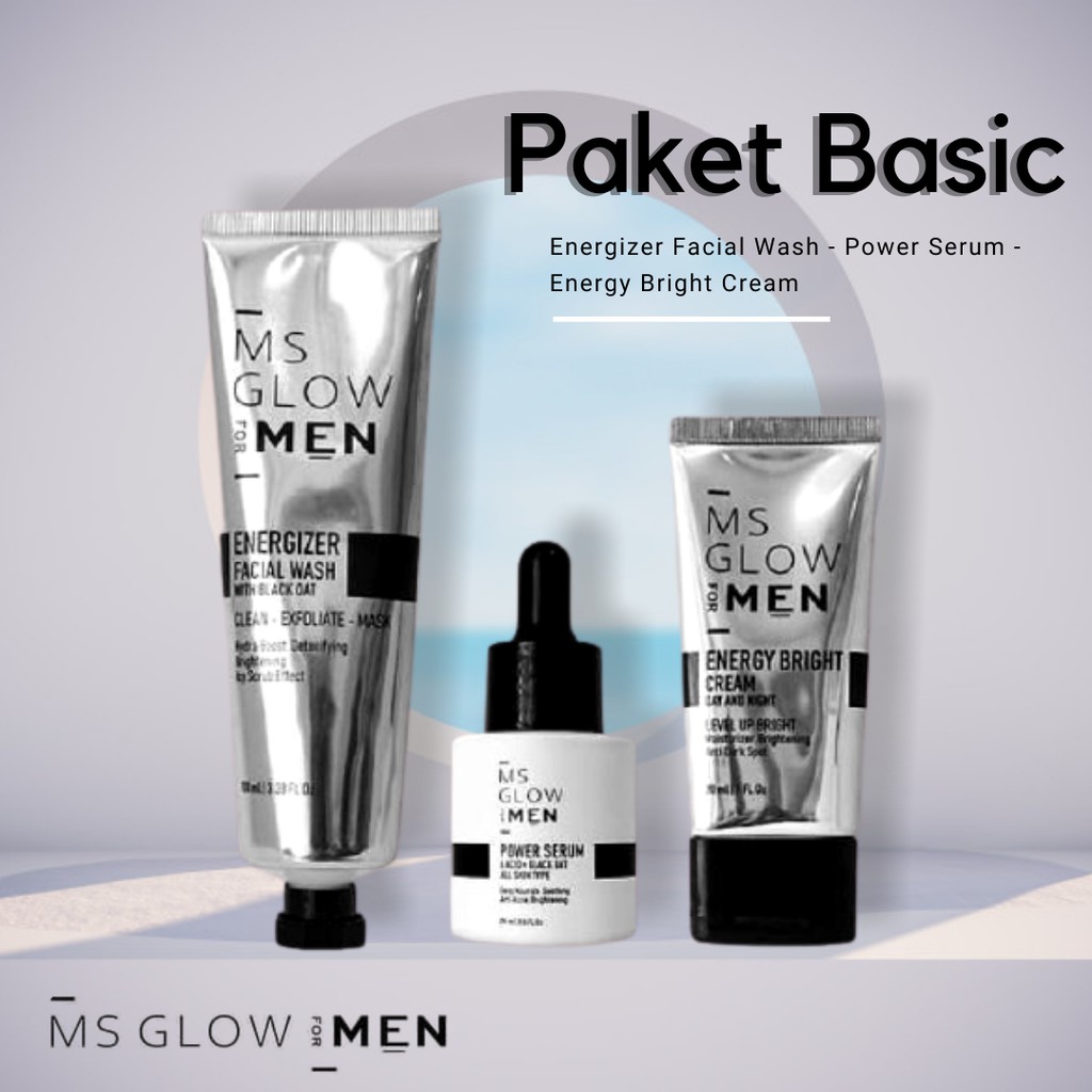 PAKET MS GLOW MEN BASIC Original