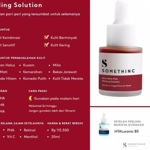 ☑ Somethinc AHA BHA PHA Peeling Solution Serum 20ml ☎