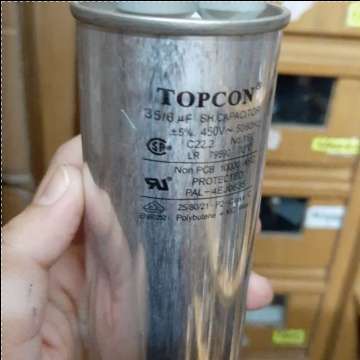 Kapasitor 35+6uf 450Vac Topcon