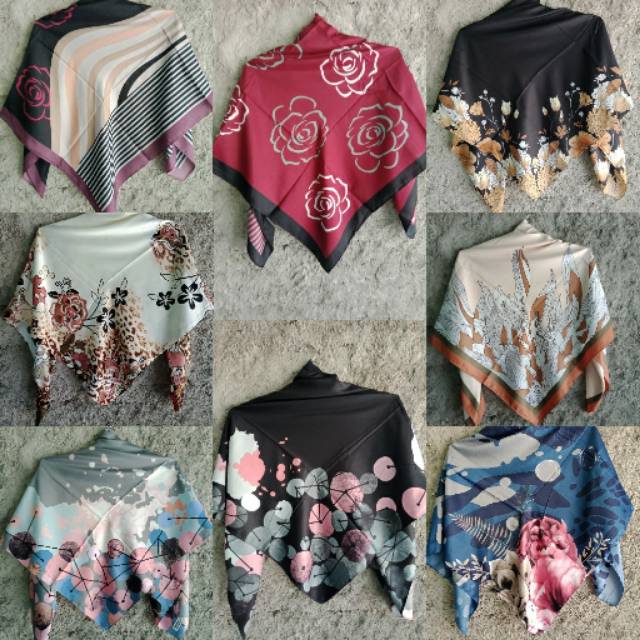 Silk motif square