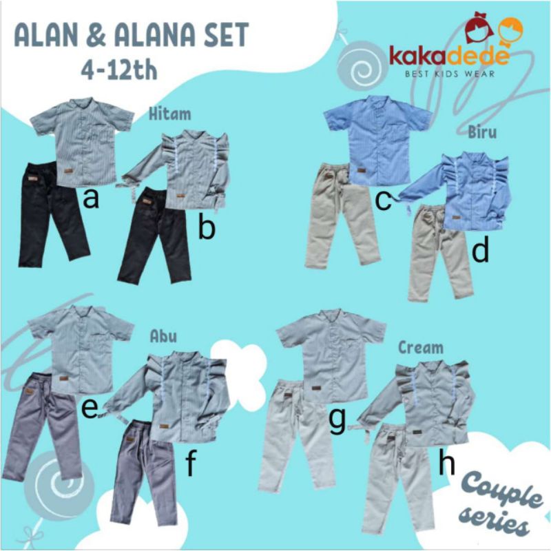 Set Alan Alana Kakadede