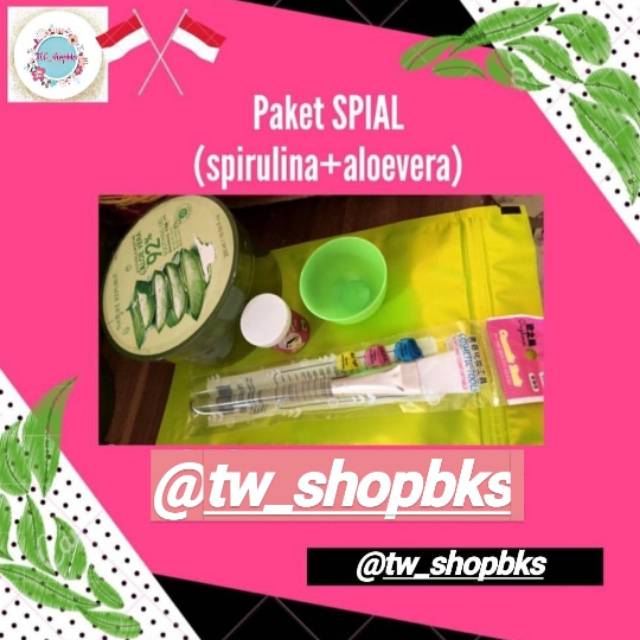 Paket SPIAL (Spirulina + Aloevera)