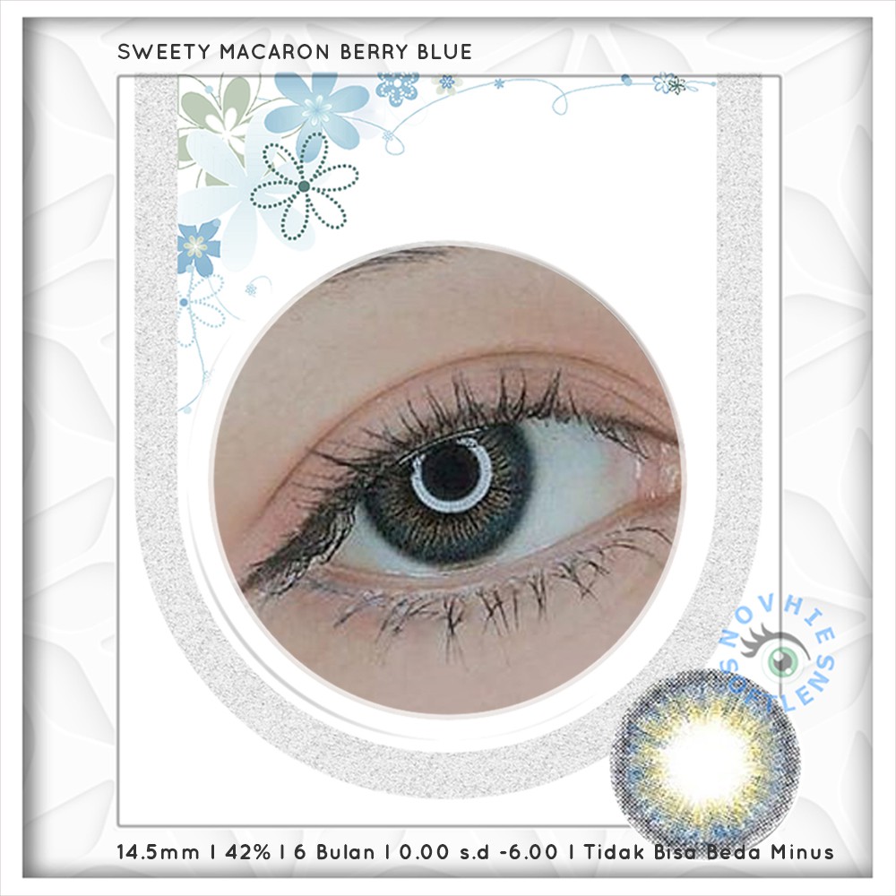 SOFTLENS SWEETY MACARON BERRY BLUE