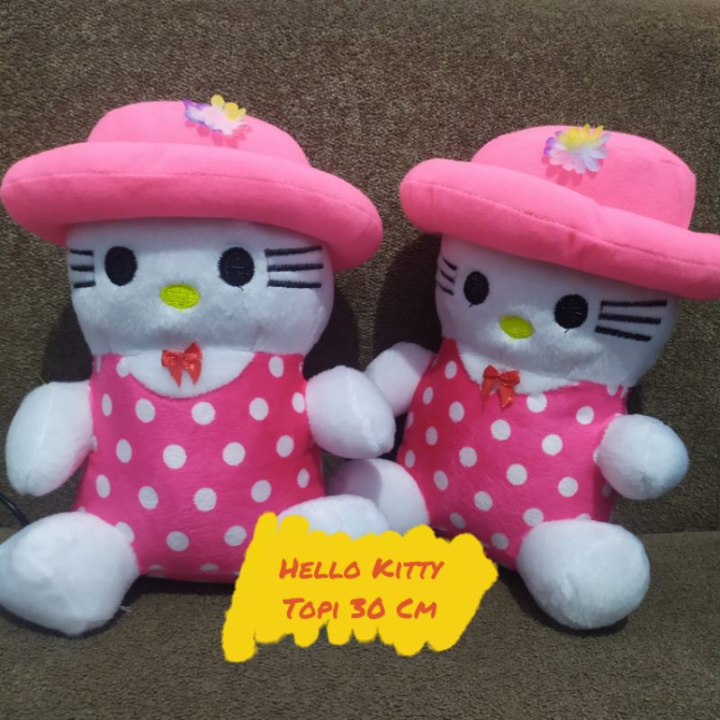 boneka hello kitty topi