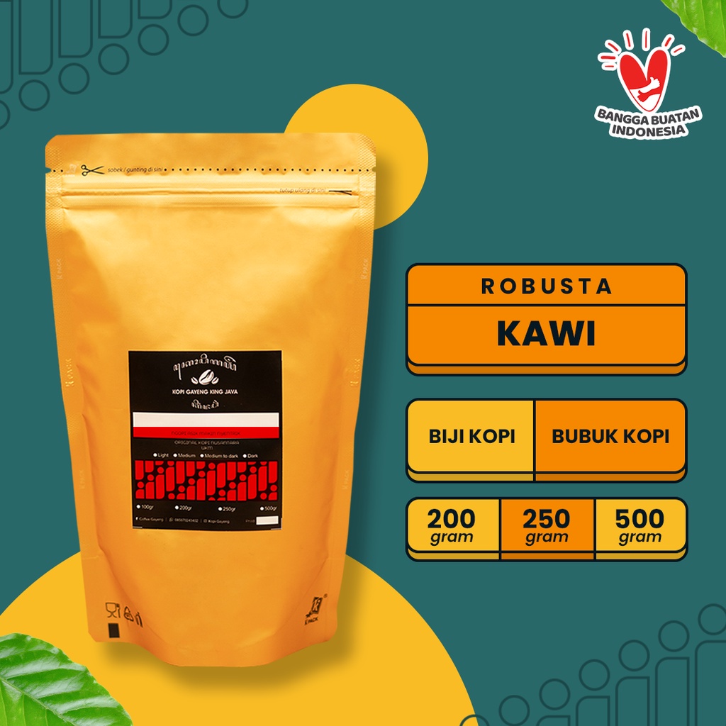 Kopi Robusta Kawi 250gram